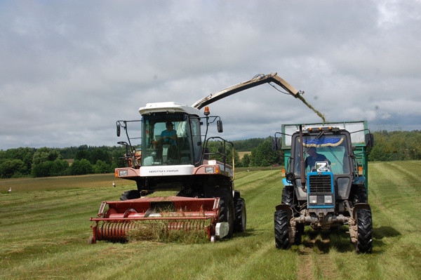 Высокие темпы и отличное качество заготовки кормов в сельскохозяйственном производственном кооперативе «Западный» в Суражском районе
