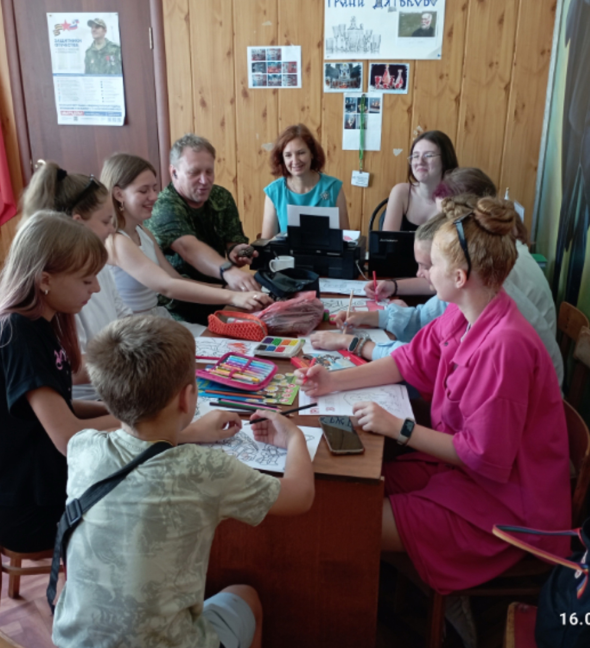 В фонде Защитников Отечества Суражского района  провели  занятие с детьми