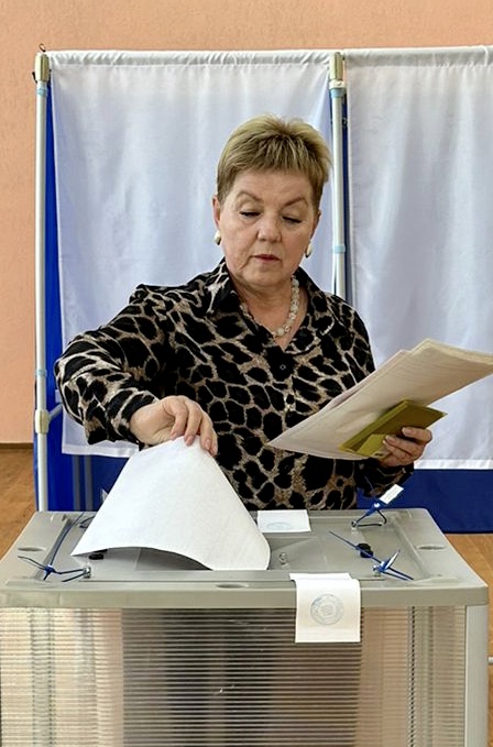 Жители Суражского района активно идут на выборы