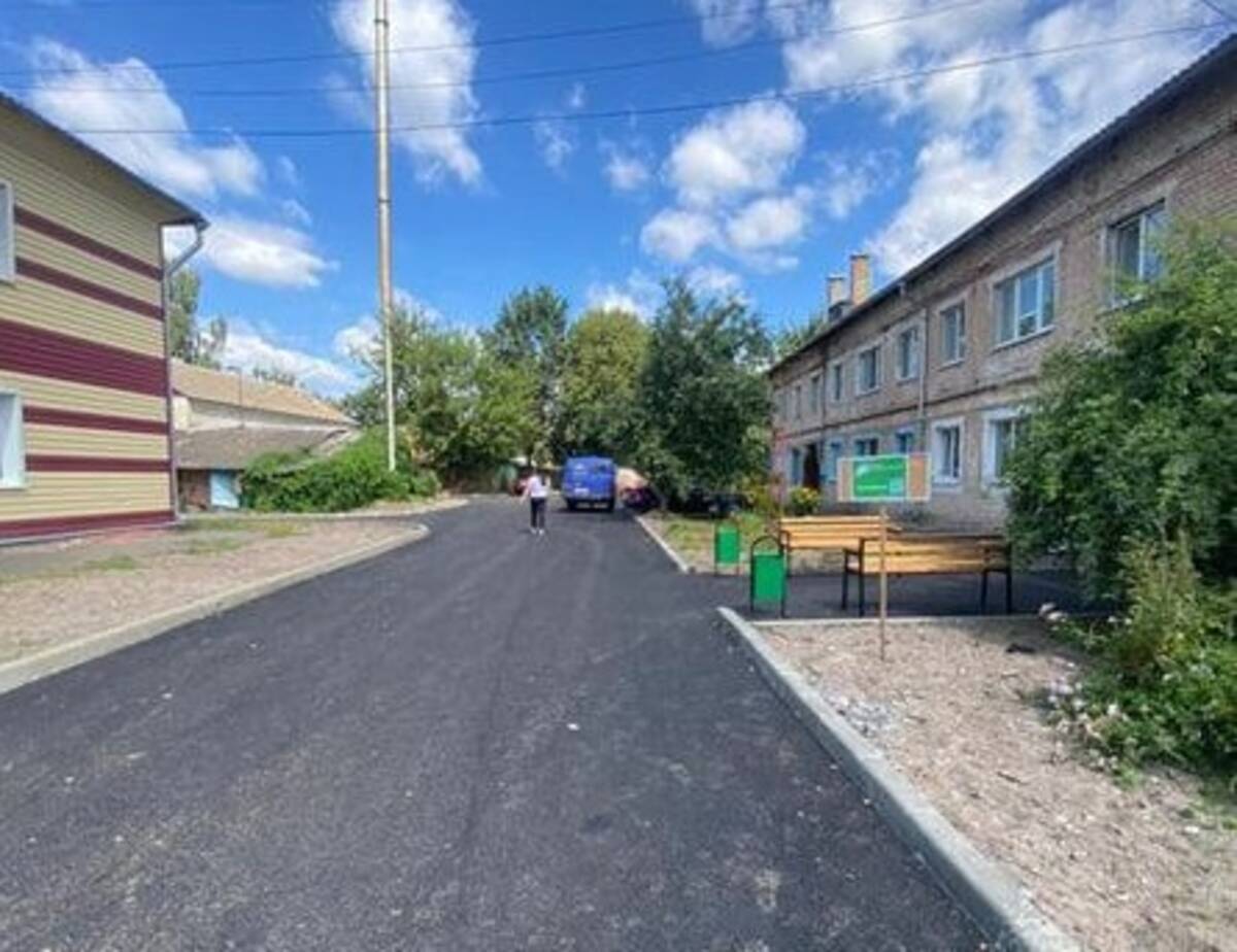 В Стародубе Брянской области завершено благоустройство ещё одной дворовой территории