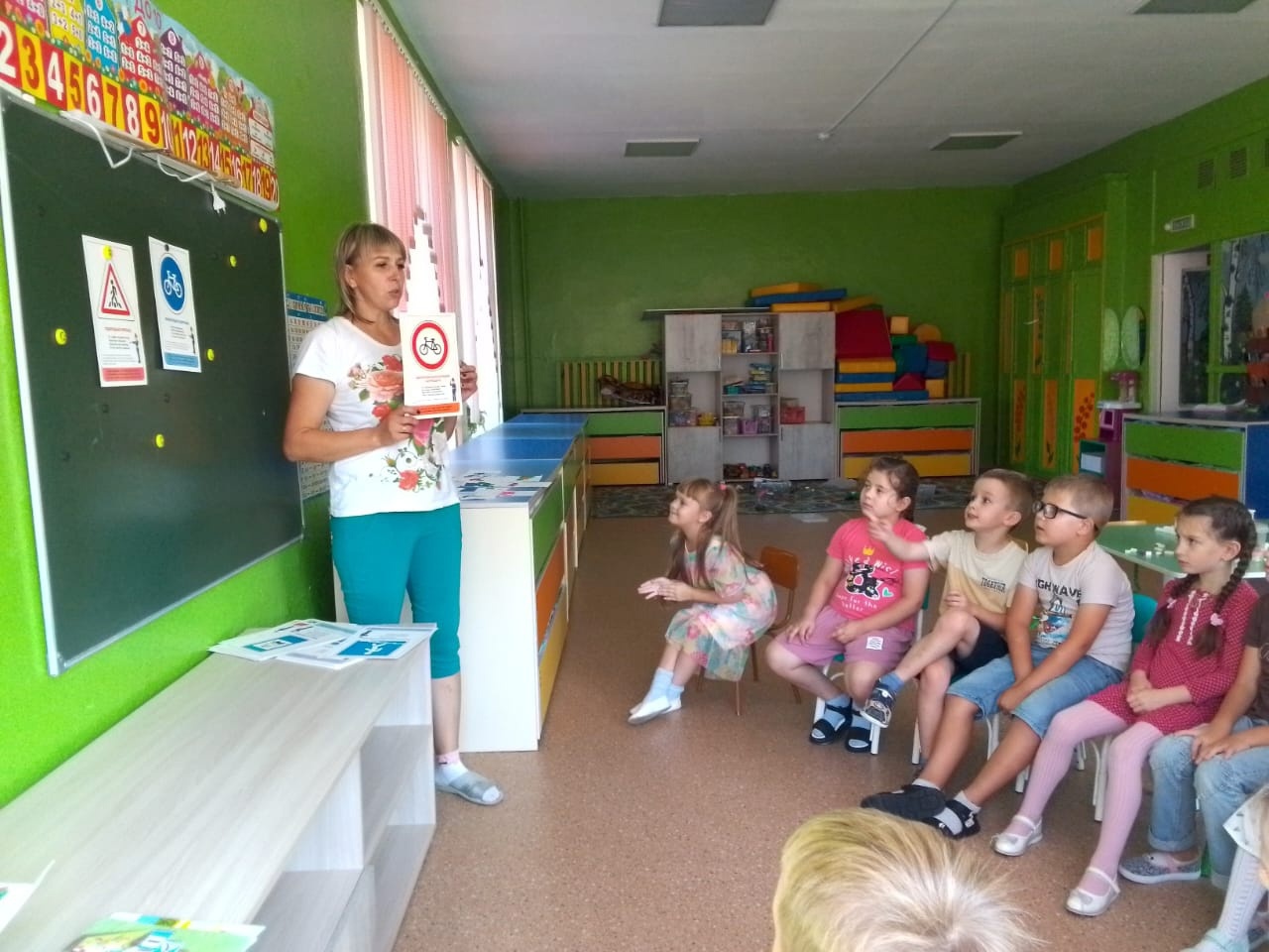 В рамках проведения Всероссийского открытого урока культуры безопасности в детском саду «Солнышко»  прошло тематическое занятие