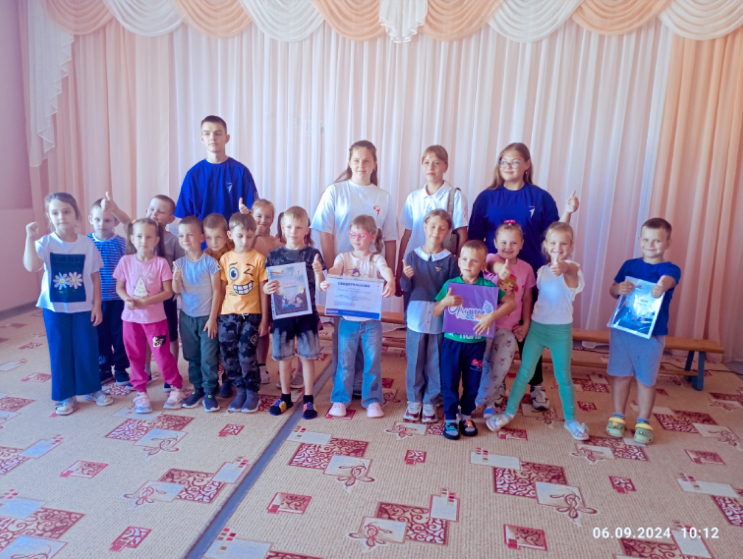 Ребята подготовительной группы детского сада «Аистёнок» города Суража вступили в «Движение Первых»