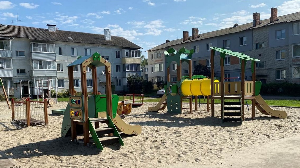 В Глинищево Брянской области в 2024 году благоустроили общественную территорию