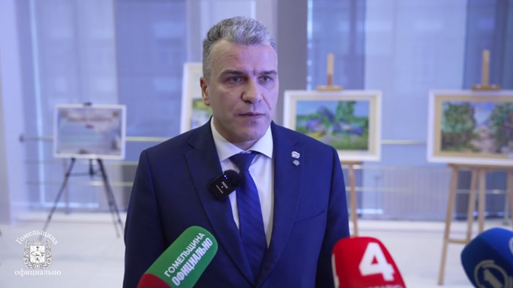 Врио заместителя губернатора Брянской области Виталий Свинцов пообщался с гомельской прессой