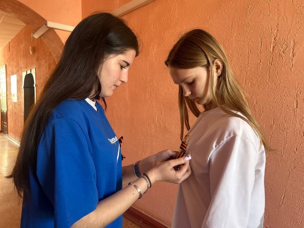 В Суражском промышленно-аграрном техникуме стартовала Всероссийская акция «Георгиевская ленточка 2025»