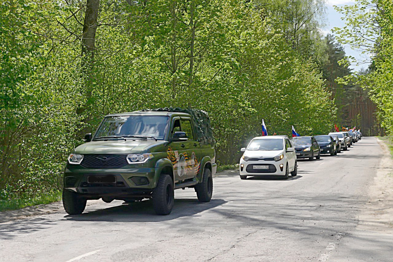 Бойцы «БАРС-Брянск» провели автомобильный автопробег