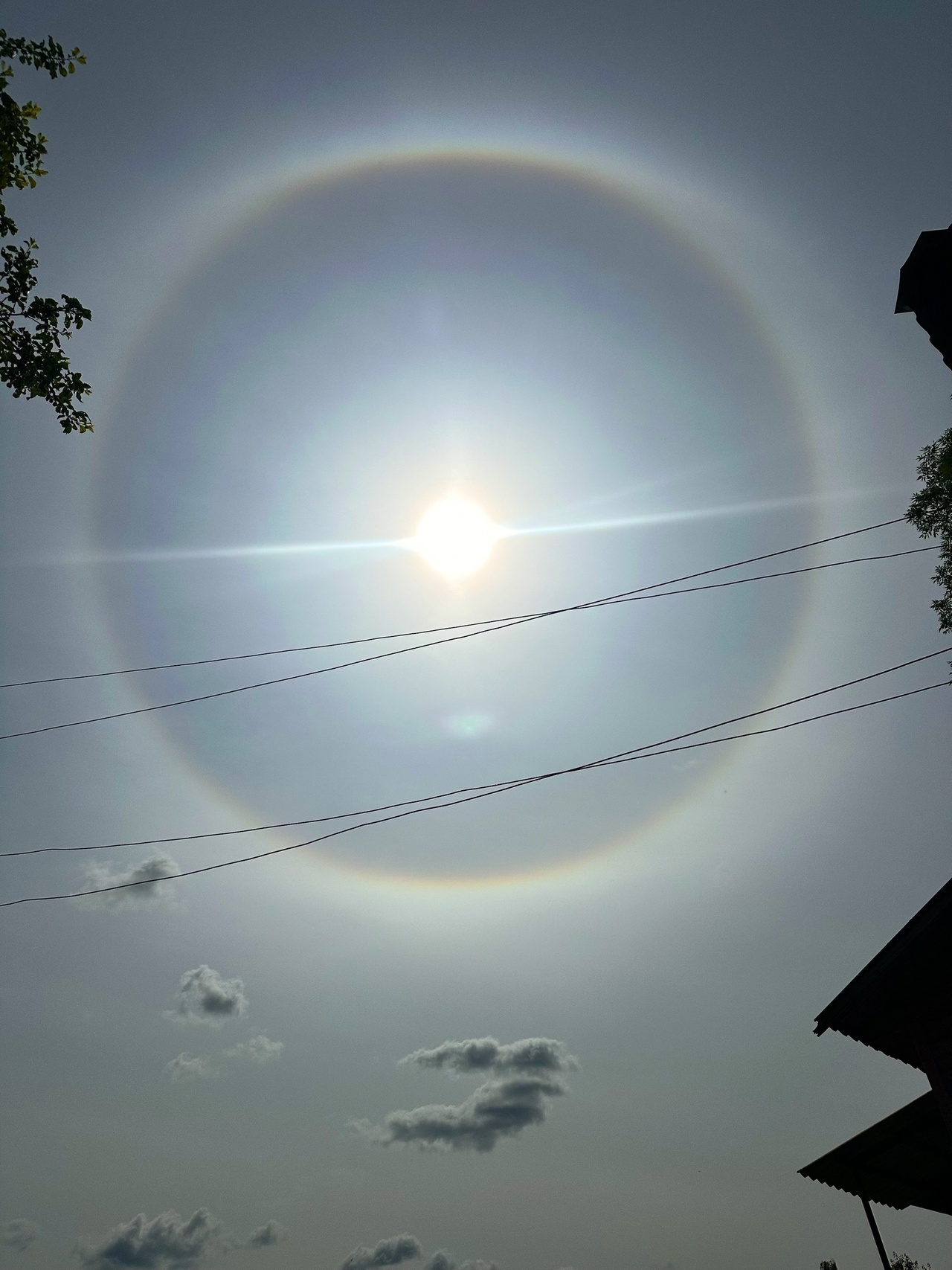 Над Суражом засияло редкое небесное кольцо