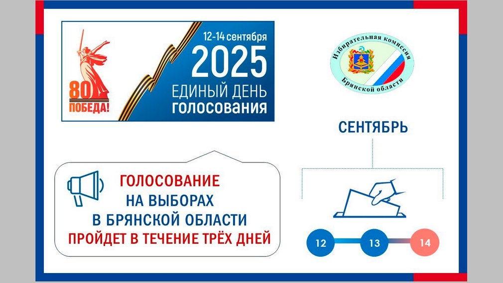 В Брянской области выборы состоятся в три этапа