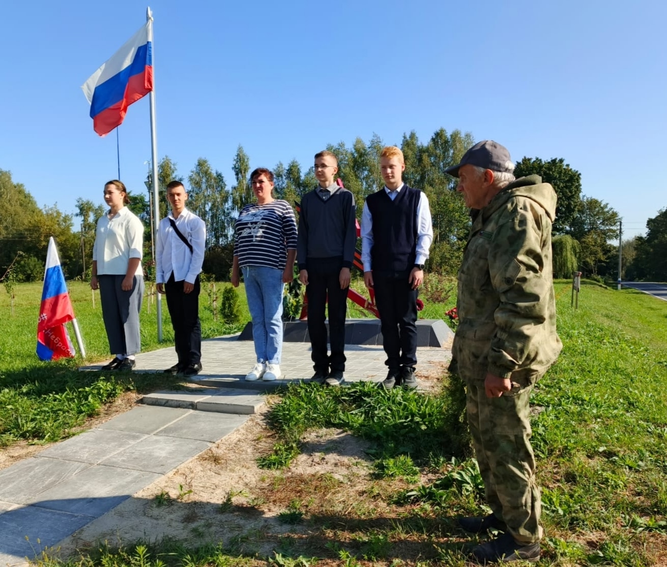 Обучающиеся Ляличской школы Суражского района приняли участие в  традиционной акции «Тропою Памяти»
