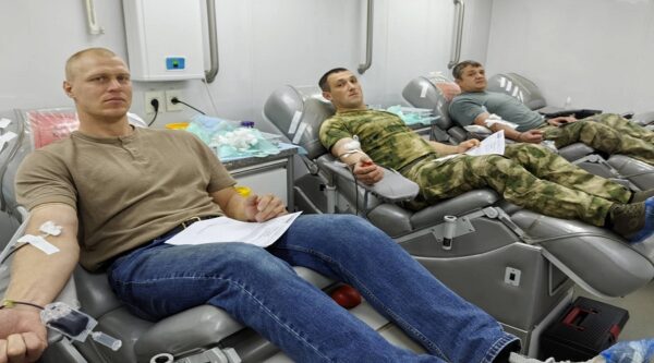 Рoсгвардейцы приняли учaстие в Донорской Акции «От сердца к сердцу» в Брянске