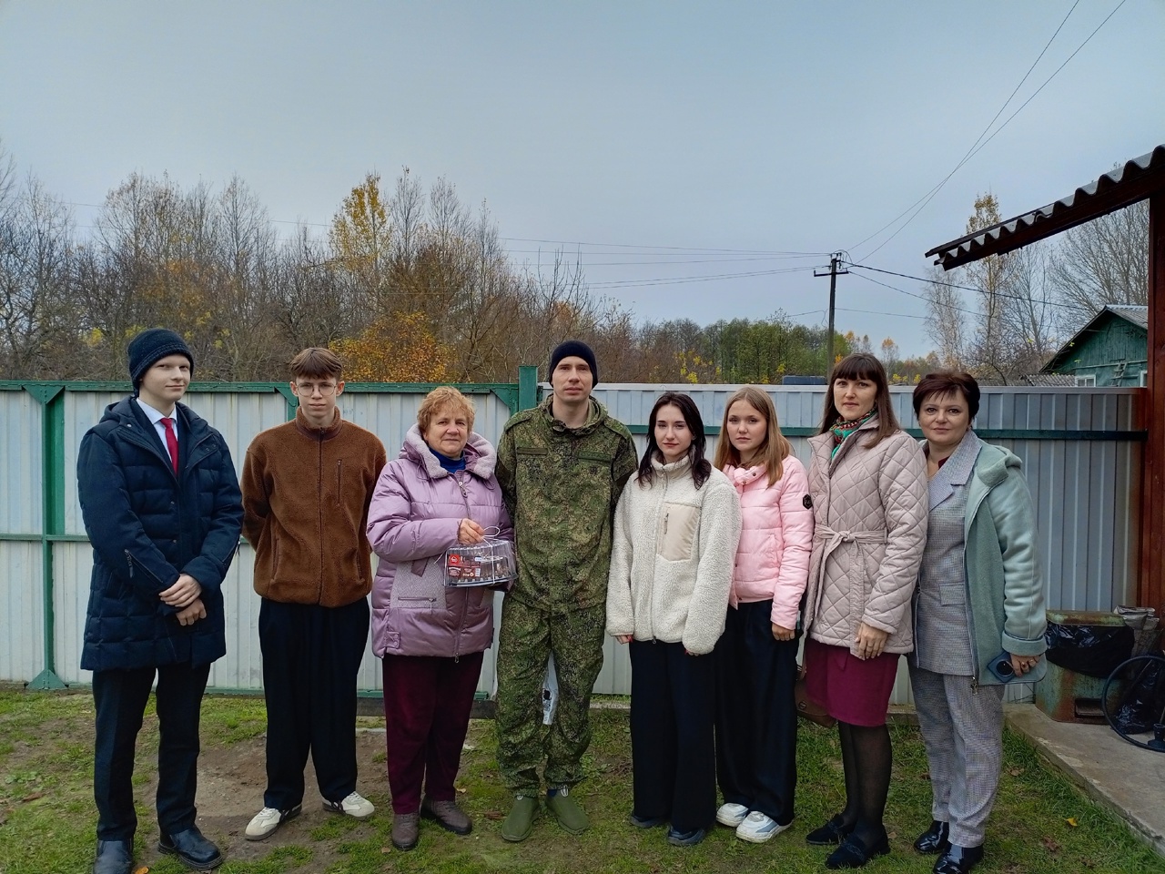 В преддверии Дня народного единства студенты и преподаватели Суражского педагогического колледжа им. А.С.Пушкина  встретились с участником СВО