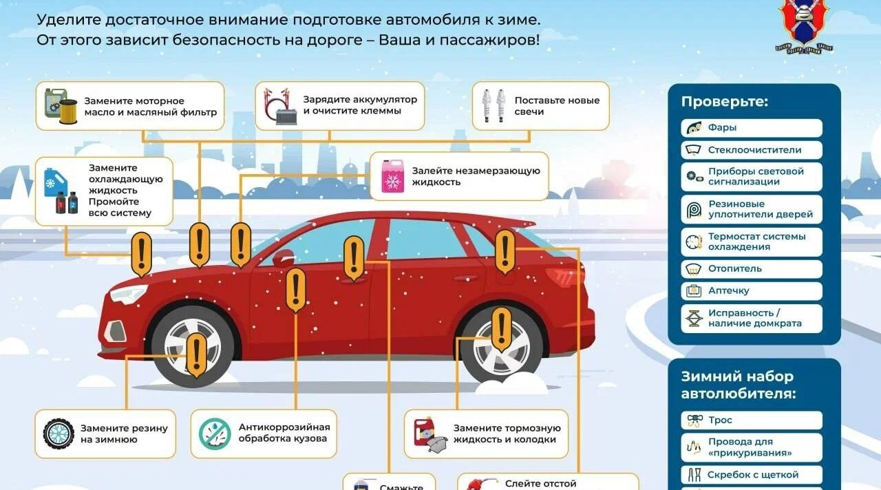 Госавтоинспекция Брянской области обращается к водителям в связи с изменением погодных условий
