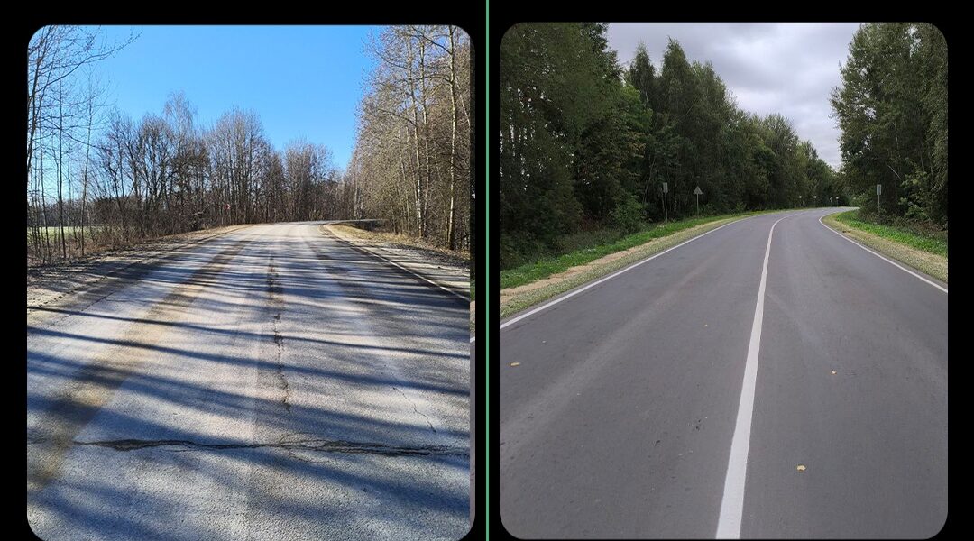 В Стародубском округе отремонтирован участок дороги Стародуб-Новые Ивайтёнки