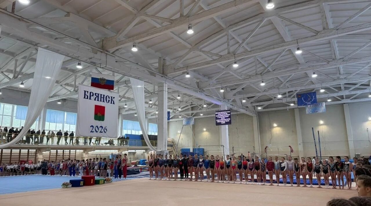 В Брянске проходят соревнования по спортивной гимнастике