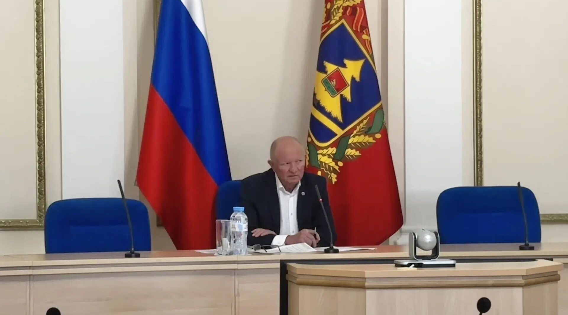 Борис Грибанов провел совещание в   формате видеоконференцсвязи
