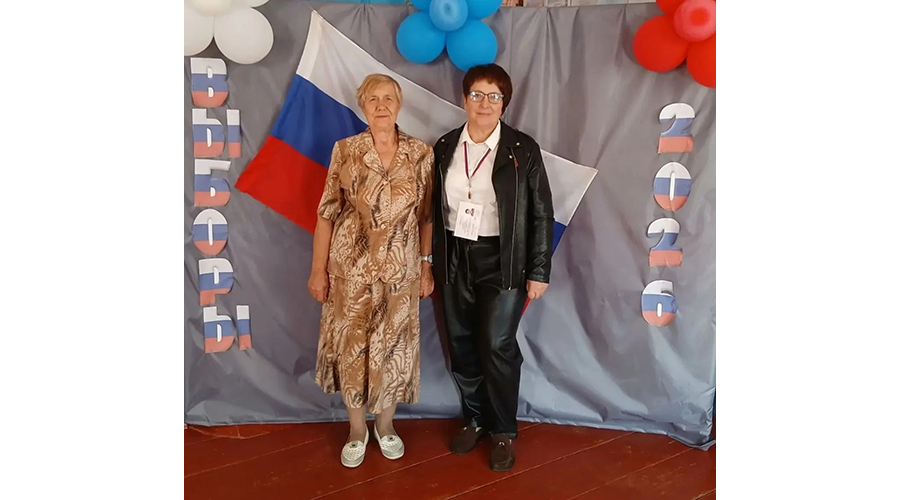 Серебряный волонтер из Новозыбковского округа отдала голос за светлое будущее страны
