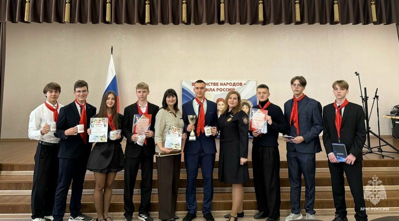 Дружина юных пожарных «ФАКЕЛ» из Клинцов заняла III место в ЦФО