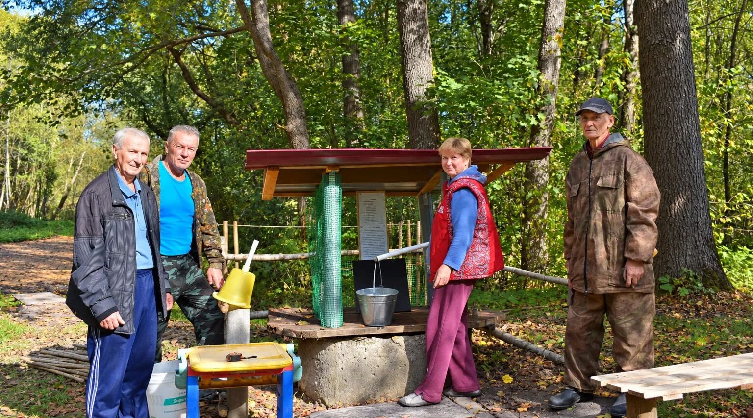В деревне Миновка Суражского района благоустроили родник